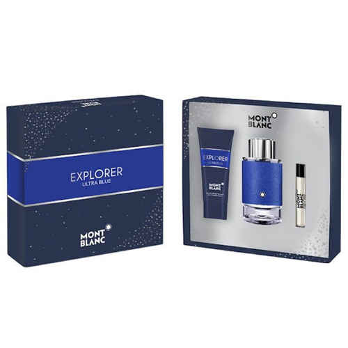 صورة Mont Blanc Explorer Ultra Blue for Men Eau de Parfum  Gift Set